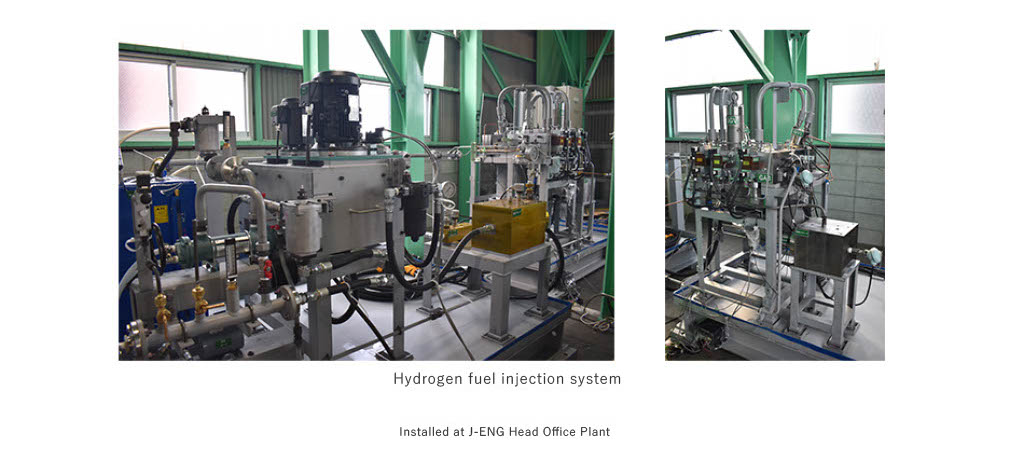Development status of hydrogen-fueled engines